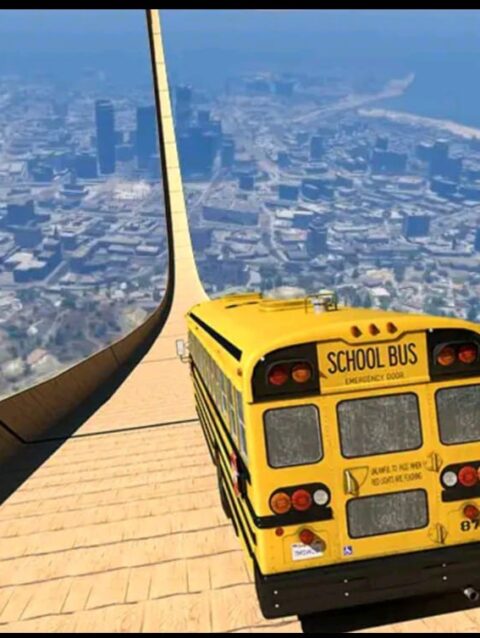 School Bus Stunt