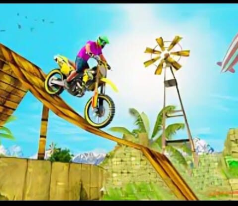 Tricky Bike Stunt